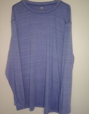Berkeley and Jensen light weight long sleeve blue top